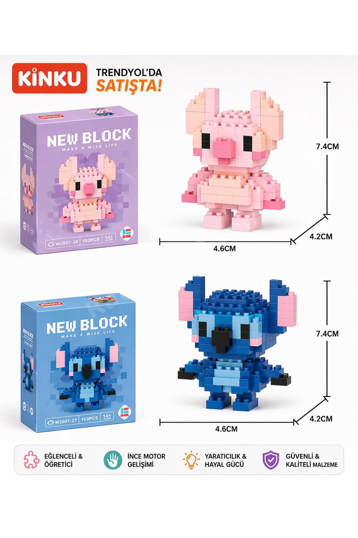 New Block Stitch&Angel 2'li Set Kutulu - Koleksiyonluk