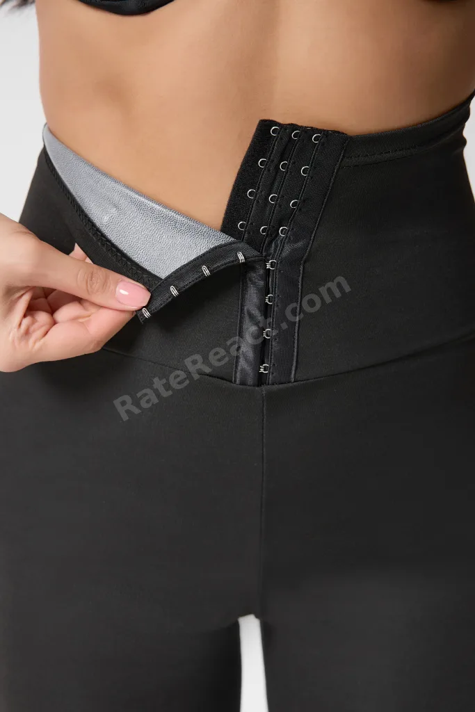 Termal Sauna Bel Incelten Agraflı Şort