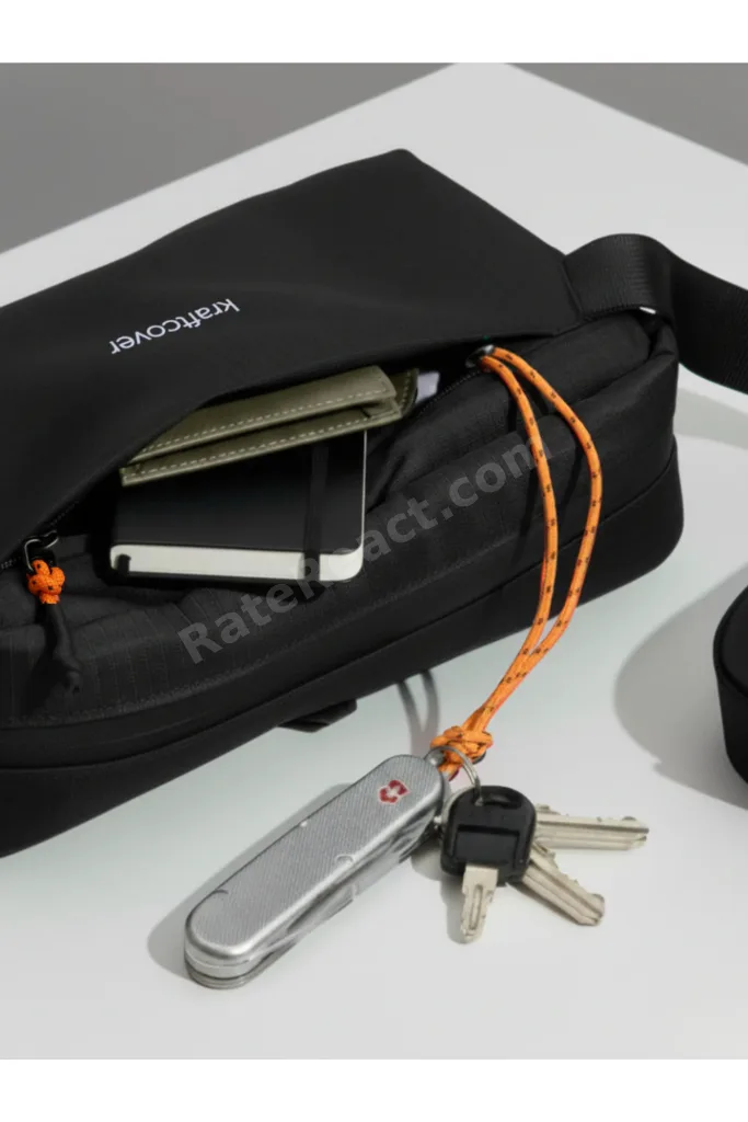 Rove Sling Unisex Su Geçirmez Çapraz Çanta | Hafif, Katlanabilir, Leke Tutmaz