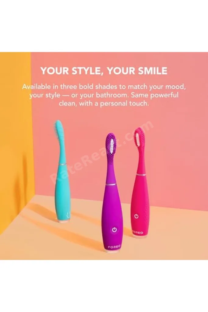 TTKTEKNOLOJİ FOREO issa 4 Smile Elektrikli Diş Fırçası – Kompakt ve Seyahat Dostu, 4'ü 1 Arada Hibri