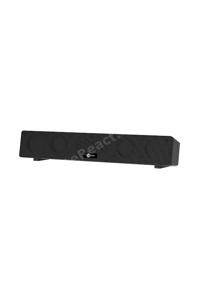 Ds103 Kablosuz Bluetooth 10w Rgb Saat/alarm Stereo Soundbar Hoparlör Siyah