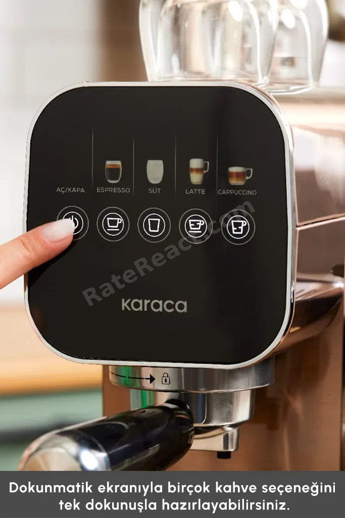 Mycaffee Barista S20 Entegre Süt Hazneli Otomatik Espresso ve Latte Makinesi Amber