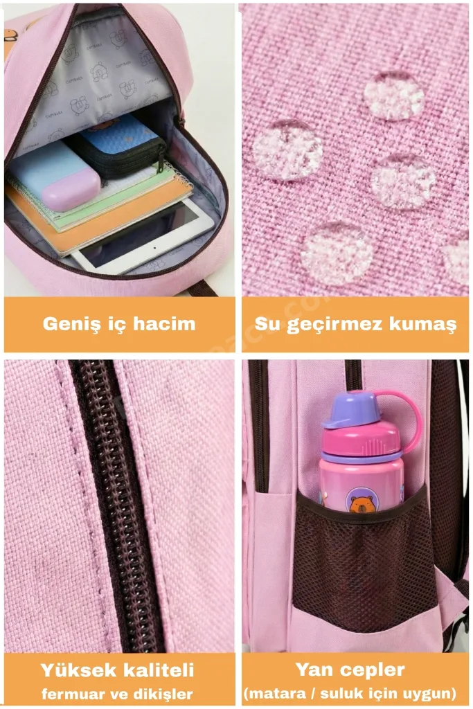 Orijinal Lisanslı Okul Çantası – Fonksiyonel, Su geçirmez, cepli, Erkek/Kız Çocuk çantası