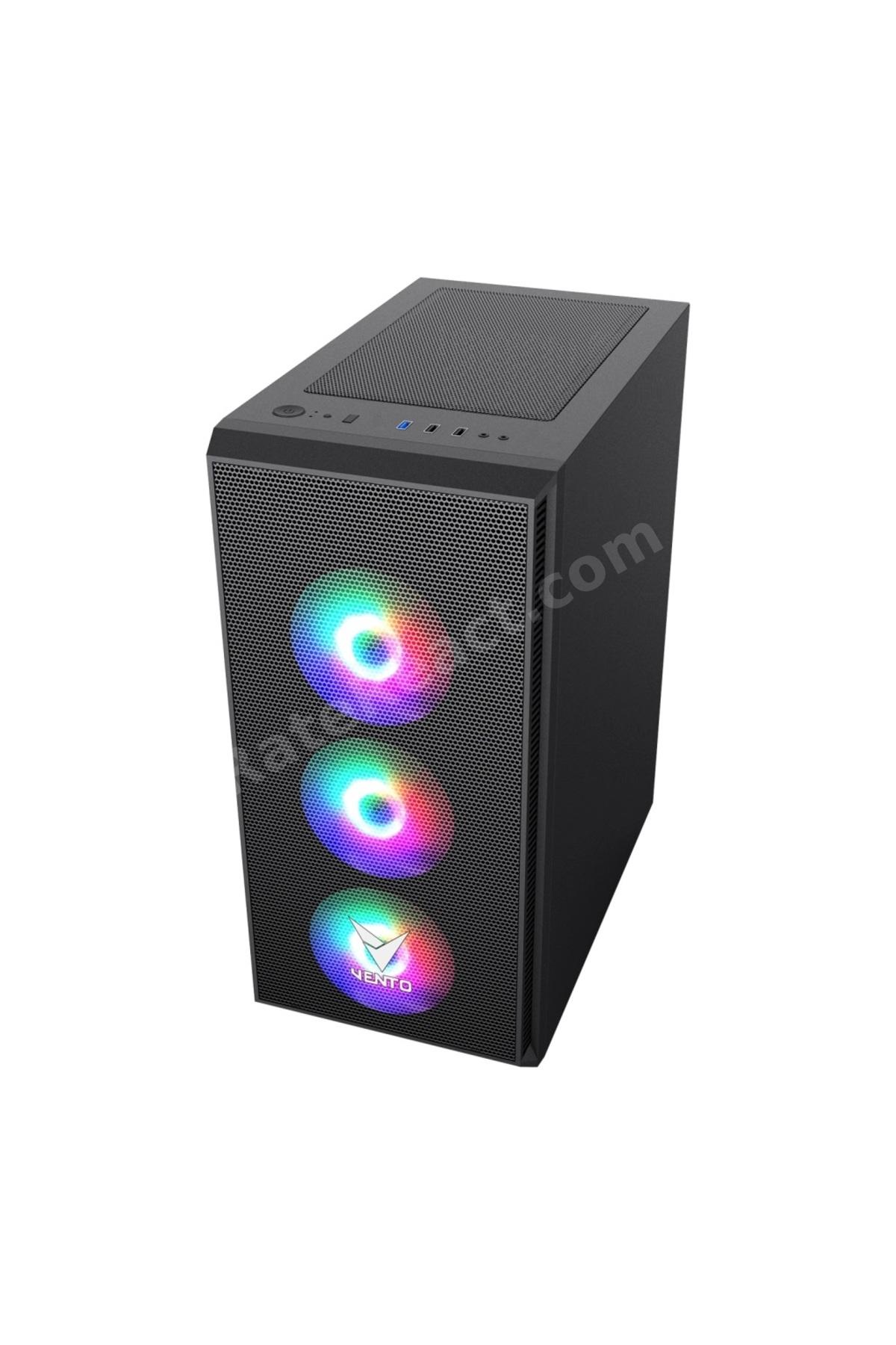 VG07F RGB Siyah Mid Tower Gaming Kasa