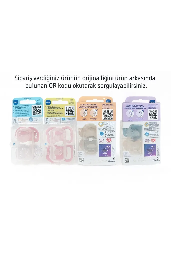 Orijinal l Emzik 2'li Set I Sterilize Kutuda I 0-6 Aylık I Tavşan/Ceylan