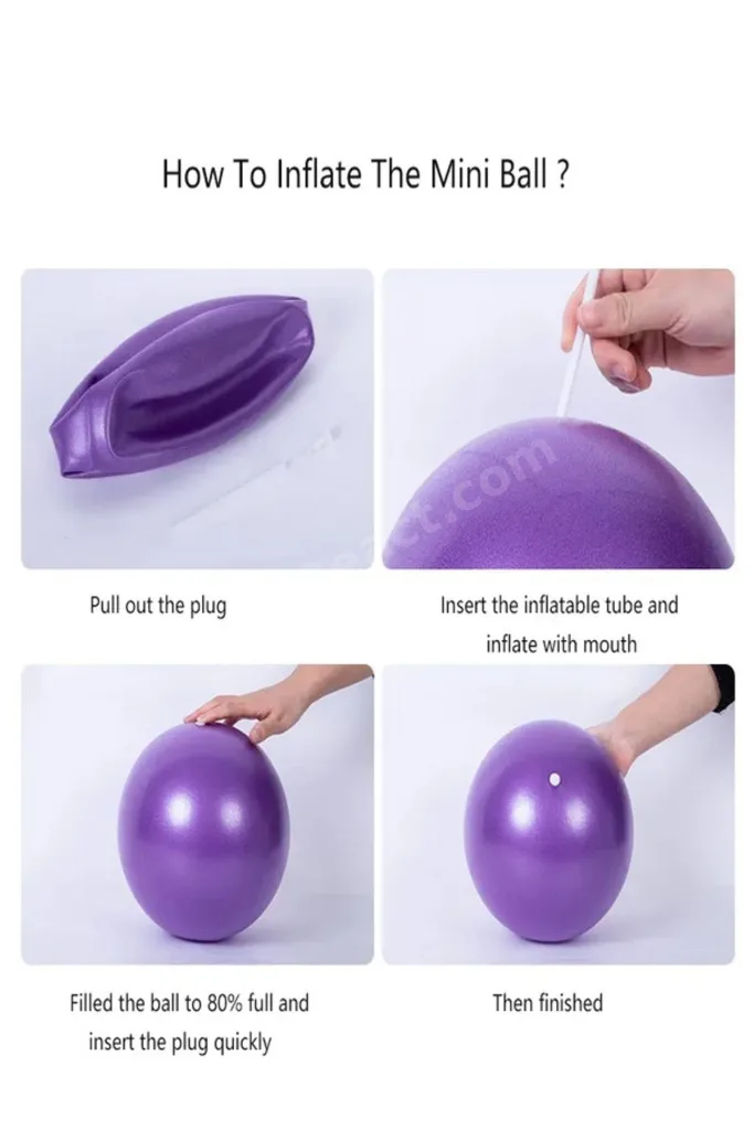 Mini Pilates Topu (25 cm / Mor)