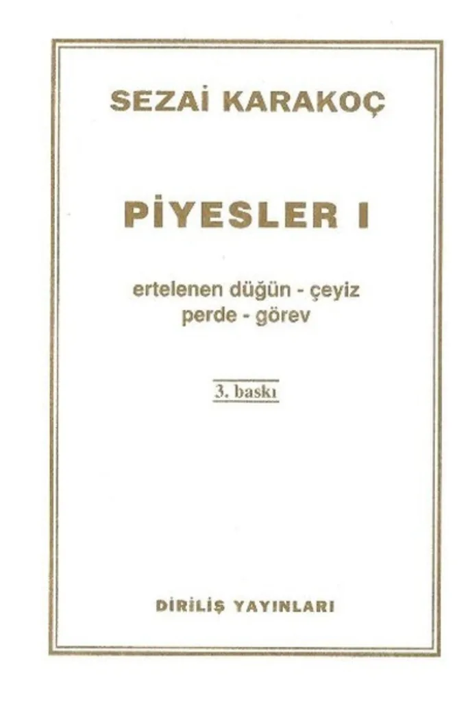 Piyesler 1, Sezai Karakoç, , Piyesler 1 Kitabı, 119 Sayfa