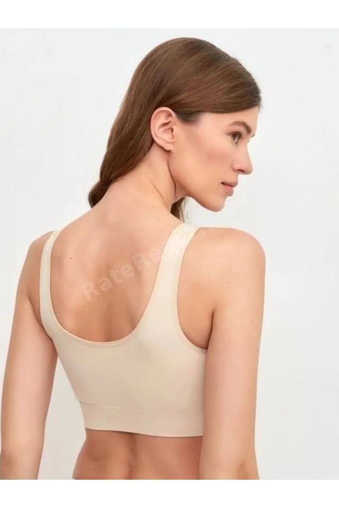 Panax Model Toparlayıcı Sıkılaştırıcı Kalın Askılı Pedli Büstiyer Ten Renk