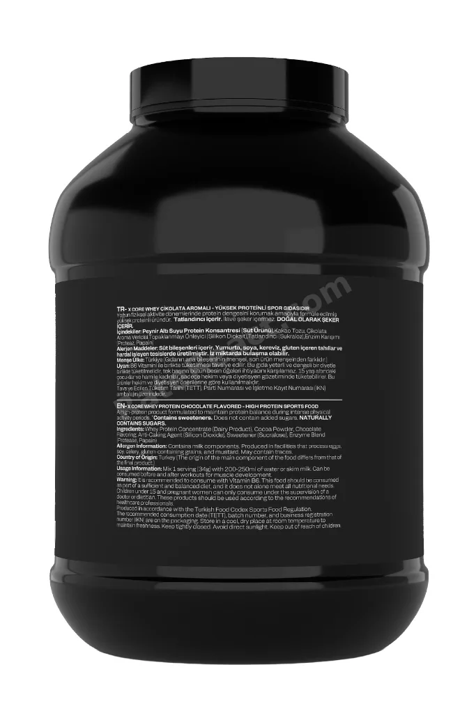 Whey Protein Tozu Çikolata Aromalı 2300 gr 72 Servis