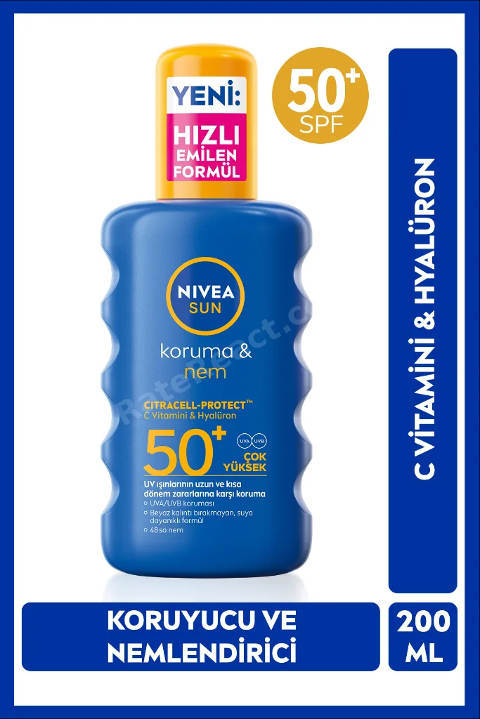 SUN SPF50 Çocuklara Özel Güneş Koruyucu Roll-on 50ml Ve Güneş Koruyucu Vücut Spreyi, Çanta Hediye