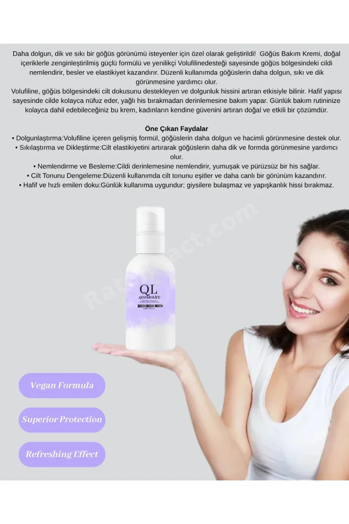 Göğüs Kalça Dikleştirici Dolgunlaştırıcı Sıkılaştırıcı Çatlak.giderici Koruma Bakım Kremi