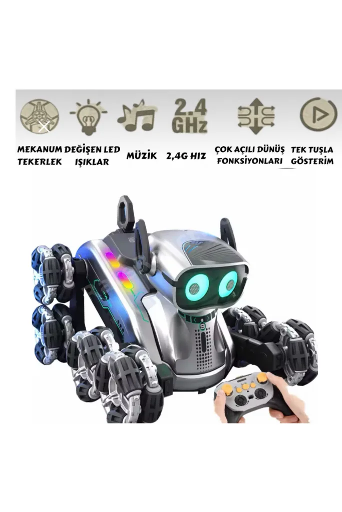 Akrobatik Hareketli Uzaktan Kumandalı Robot Köpek