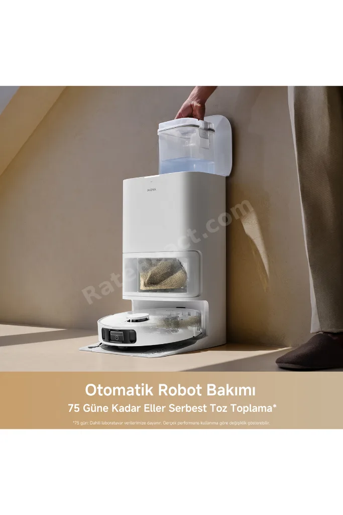 E40 Ultra Robot Süpürge 19.000 Pa Emiş gücü, 3 Yıl Garanti