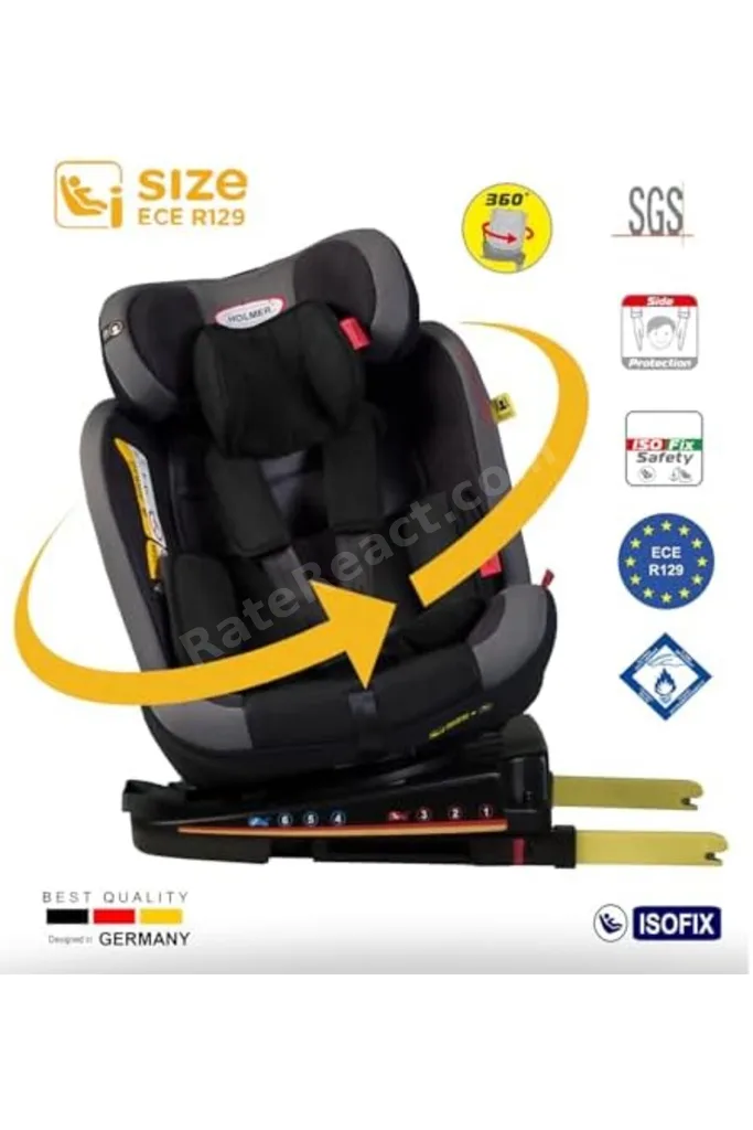 TTKTEKNOLOJİ Holmer Kids Maxi Protect Aero 3d (360° Dönebilir) I-Size 0-36kg Oto Koltuğu Isofix/sps/