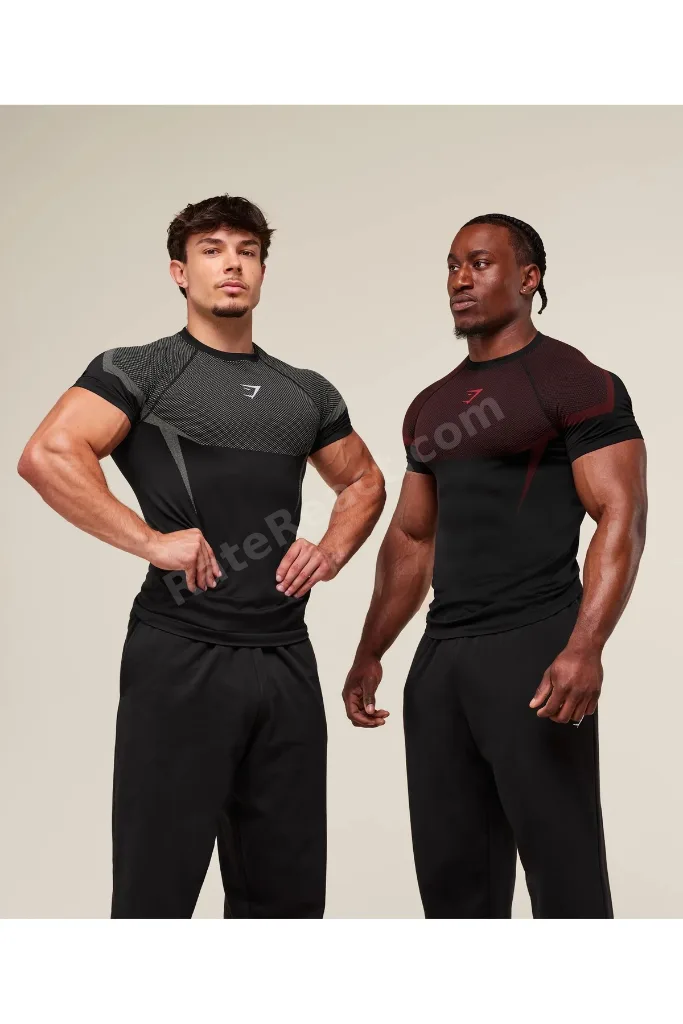 GYMSHARK Onyx 5.0 Seamless T-Shirt