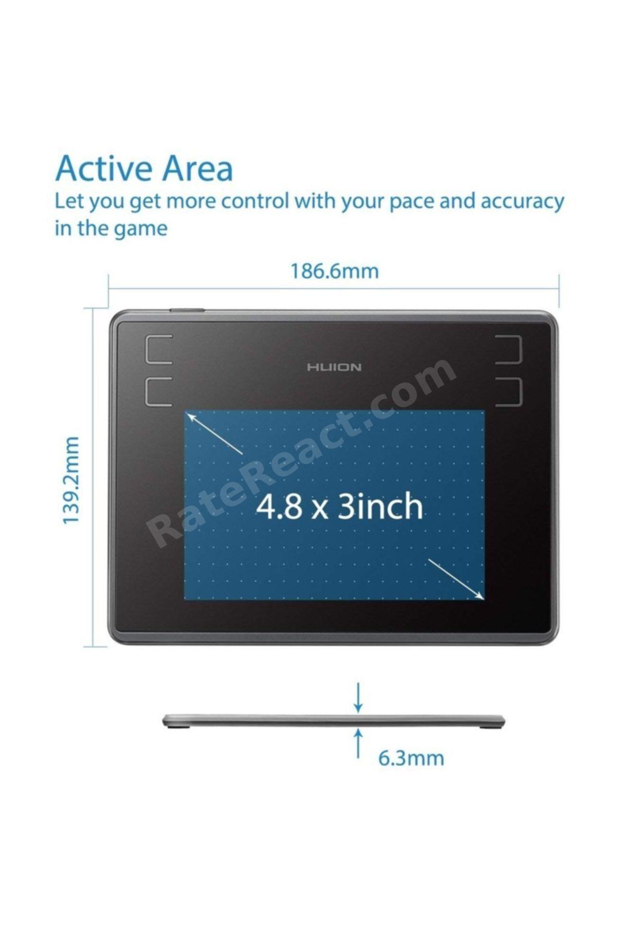 New H430p Çizim Tableti Android Telefonlarla Uyumlu Grafik Çizim Tableti