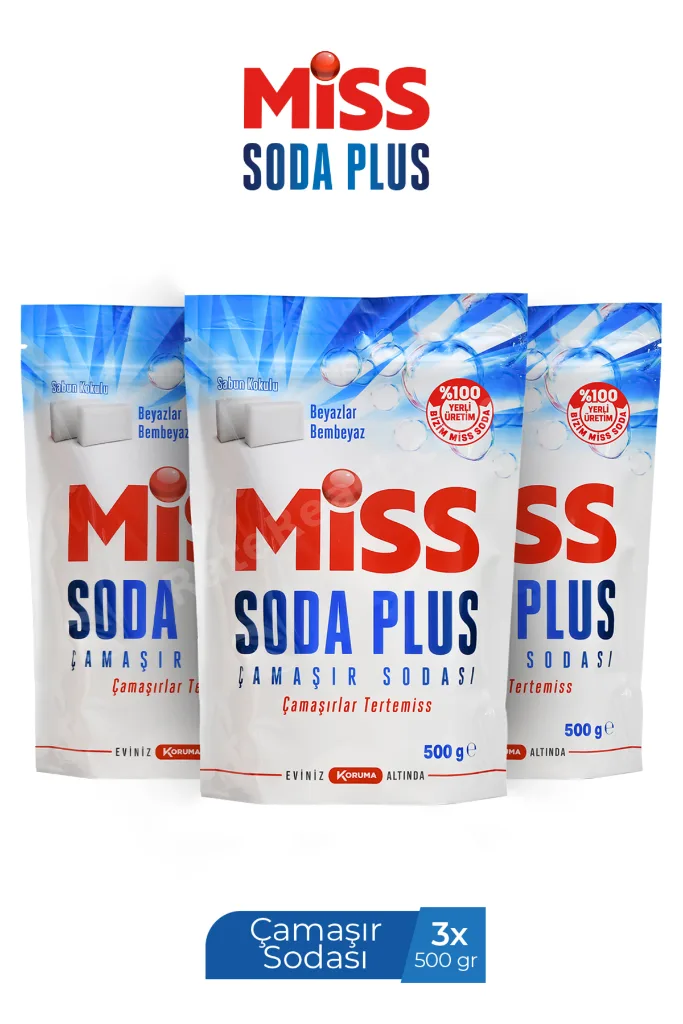 MİSS SODA PLUS 500 GR X 3 ADET