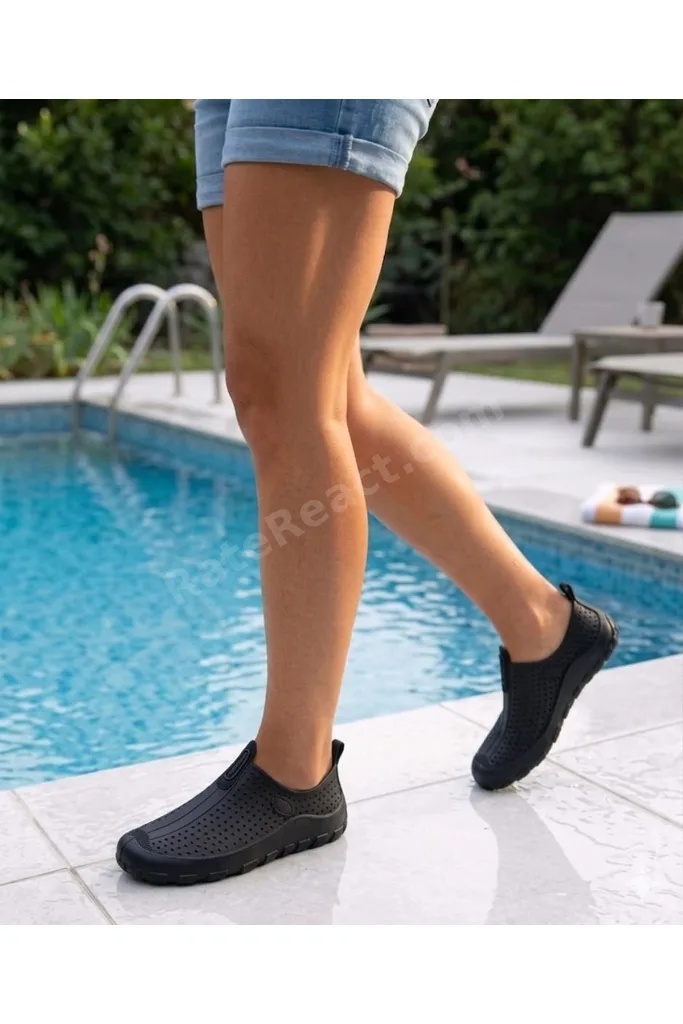 Unisex Şeffaf Deniz Ayakkabısı Kaymaz Taban Havuz Plaj Ayakkabısı