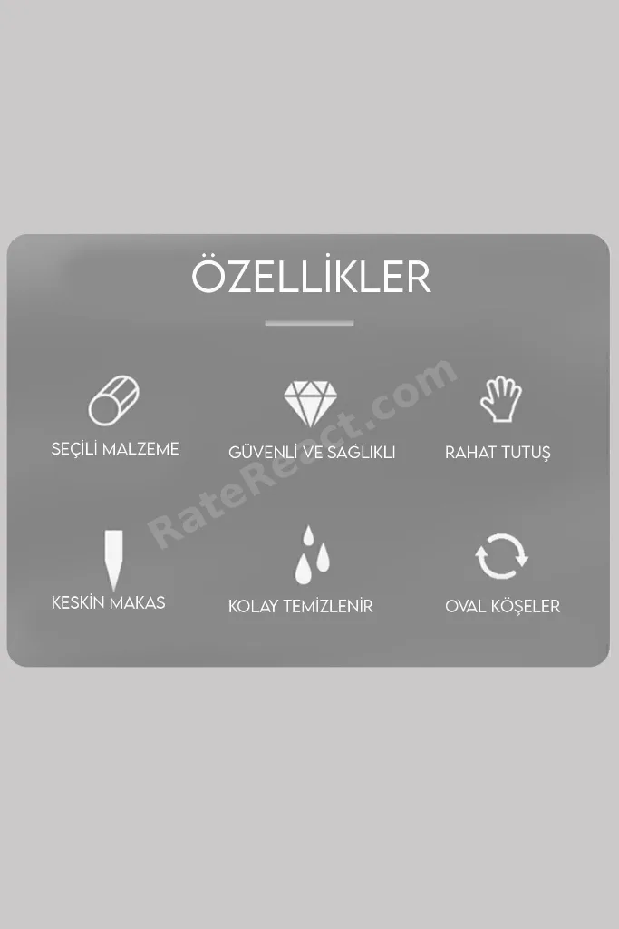 Taraklı Kaş Makası Siyah Renk