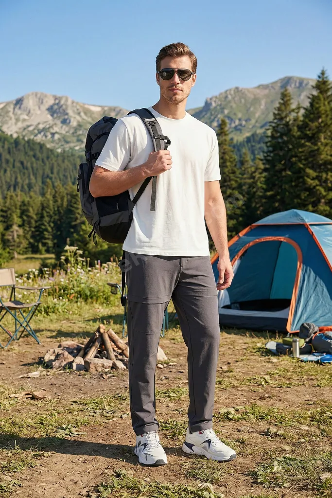 Regular Fit Normal Bel Düz Paça Trekking ve Kurye Pantolon Erkek PANTOLON 693705