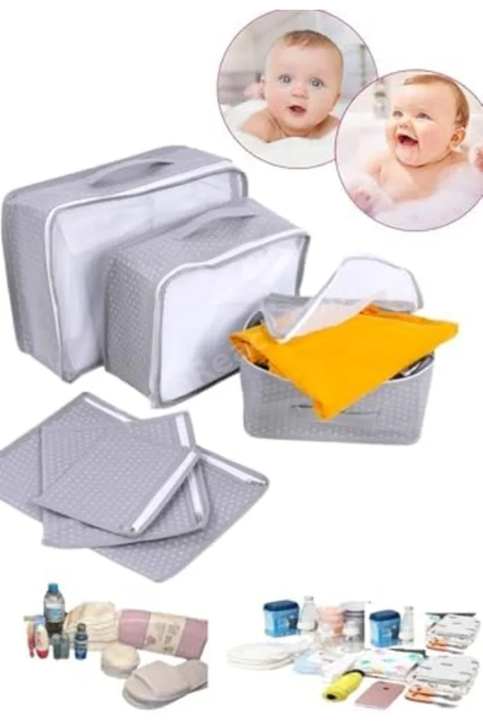 TTKTEKNOLOJİ 6 PARÇA BEBEK BAKIM Çantası Bebek Doğum Çantası TTKTEKNOLOJİ 2026 395519