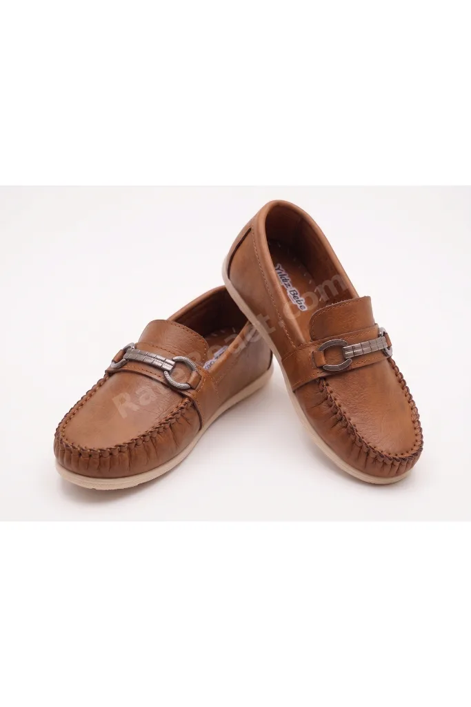 Erkek Çocuk Günlük Rock Tokalı Loafer - Makosen Konforlu Ayakkabı - ROCK02