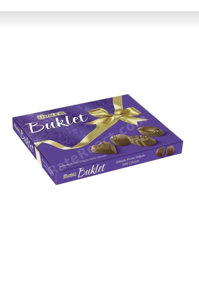 Buklet Dolgulu İkramlık Hediyelik Sütlü Çikolata 200gr ( 1 Adet )