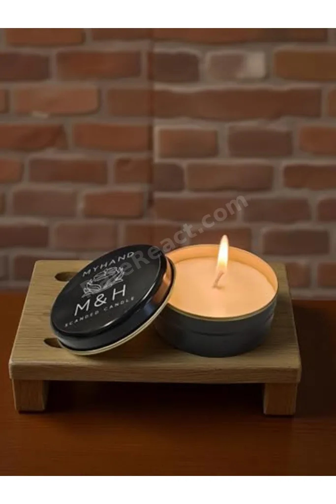 Siyah Teneke Lady Musk Esans Kokulu Mum 60 Gr revif 827927
