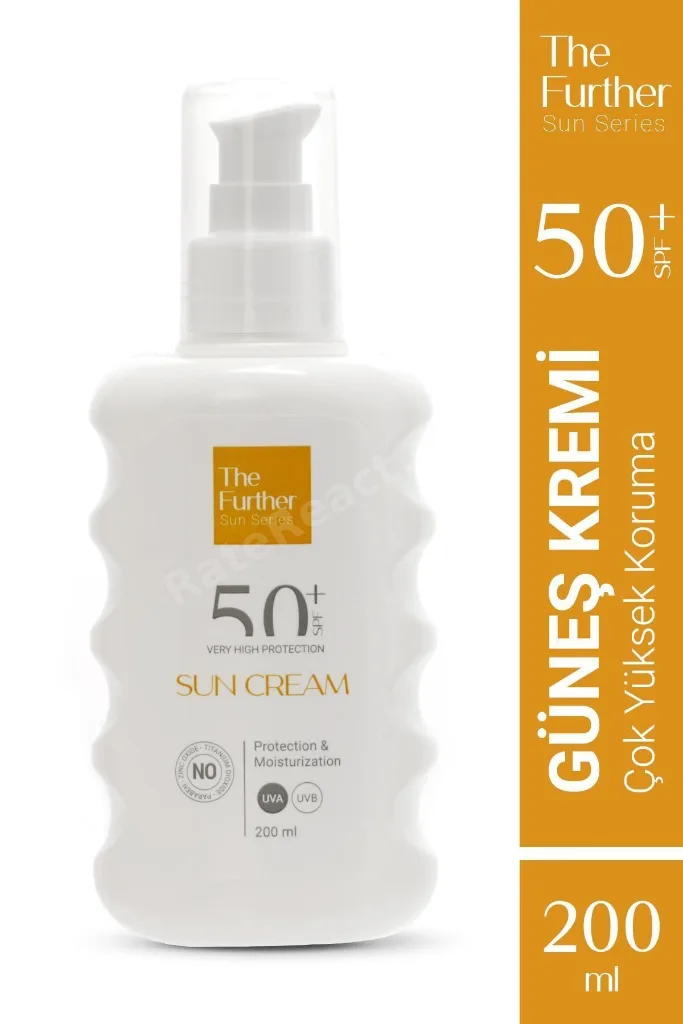 SPF 50+ Yüz ve Vücut Güneş Kremi 200 ml | Nemlendirici, Hipoalerjenik, Alerjen İçermez,
