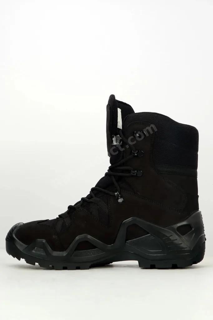 Outdoor Su Geçirmez Hakiki Deri Siyah Erkek Tactical Bot Postal