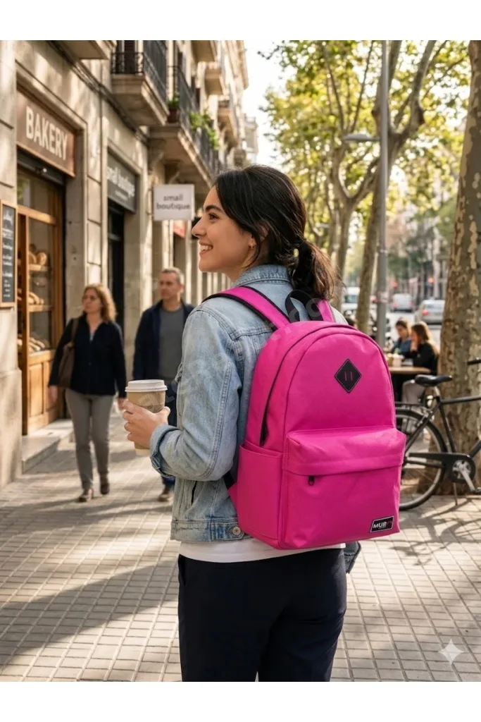 Unisex Su Geçirmez Sırt Çantası Okul Ve Seyahat Çantası