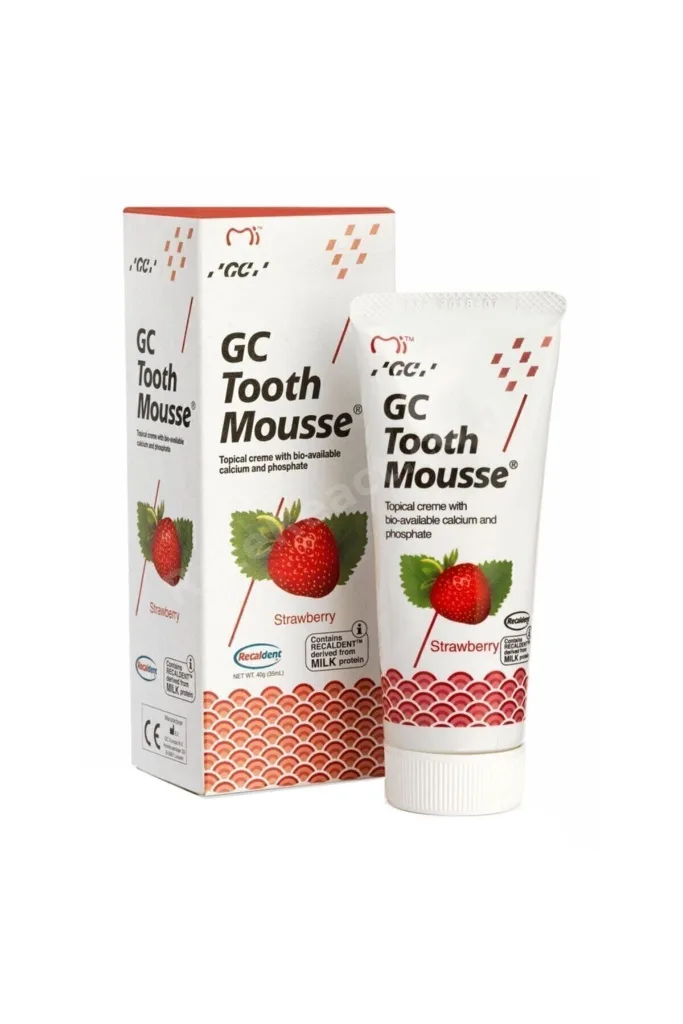Gc Tooth Mousse Diş Mine Koruyucu Bakım Kremi Macunu Çilek 40 Gr