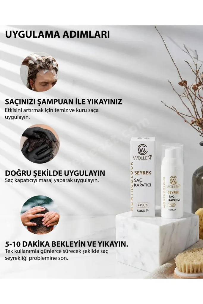 Saç Kapatıcı Dolgunlaştırıcı Sıvı Krem 50 ml