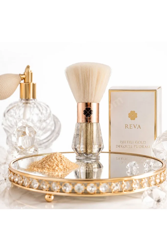 Işıltılı Altın Simli Dekolte Vücut Pudrası - Gold Explosion For Decollete - Vegan & Temiz Içerik