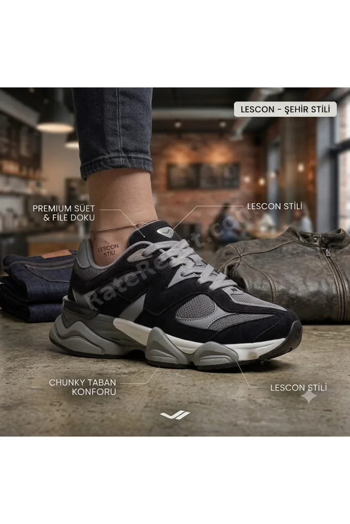 Unisex Bej 4 Mevsim Sneaker Terletmez Kaydırmaz Koku Yapmaz Ortopedik Tarz Yürüyüş Ayakkabısı