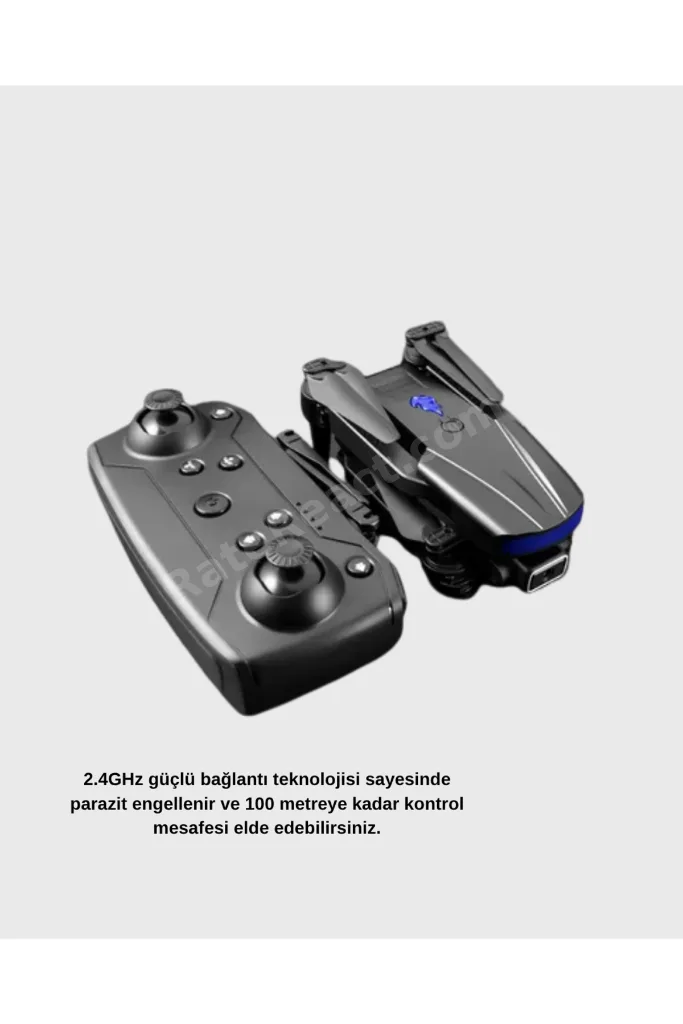 SEMEGLBL Wi-Fi Bağlantılı 4K Drone Katlanabilir ve 360° (231624) Takla Özellikli