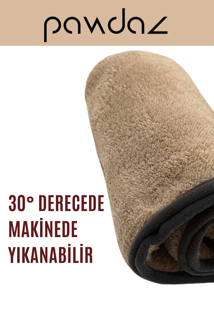 Çift Katlı, Yıkanabilir Kedi ve Köpek Battaniyesi