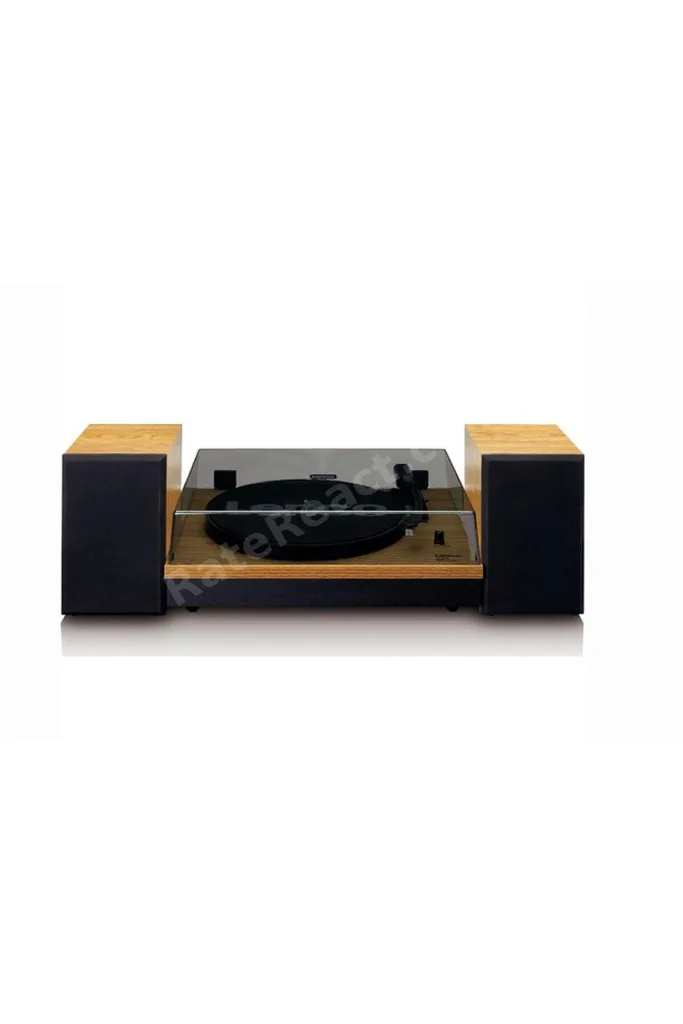 Ls-300 Ahşap Harici Hoparlörlü Bluetooth Pikap