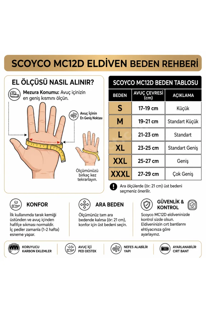 Unisex Kırmızı Yazlık Parmaksız Korumalı Eldiven Mc12d