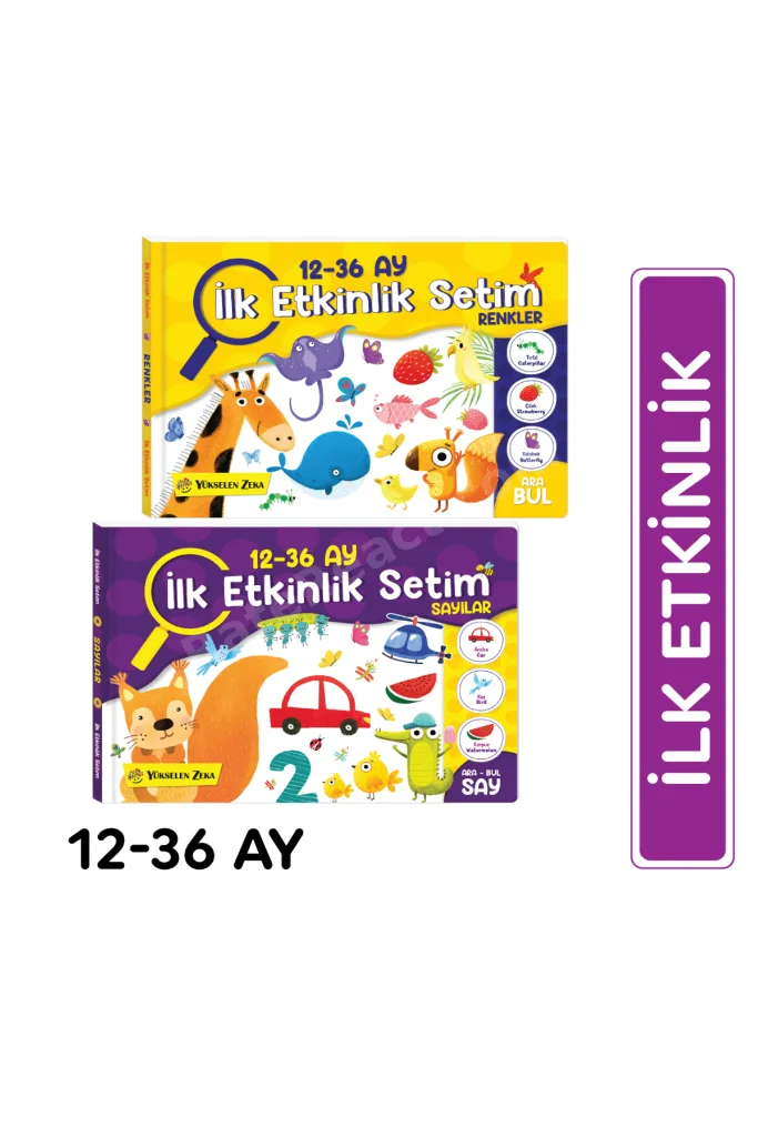 İlk Etkinlik Kitabım Seti (SAYILAR-RENKLER) (12-36 AY)