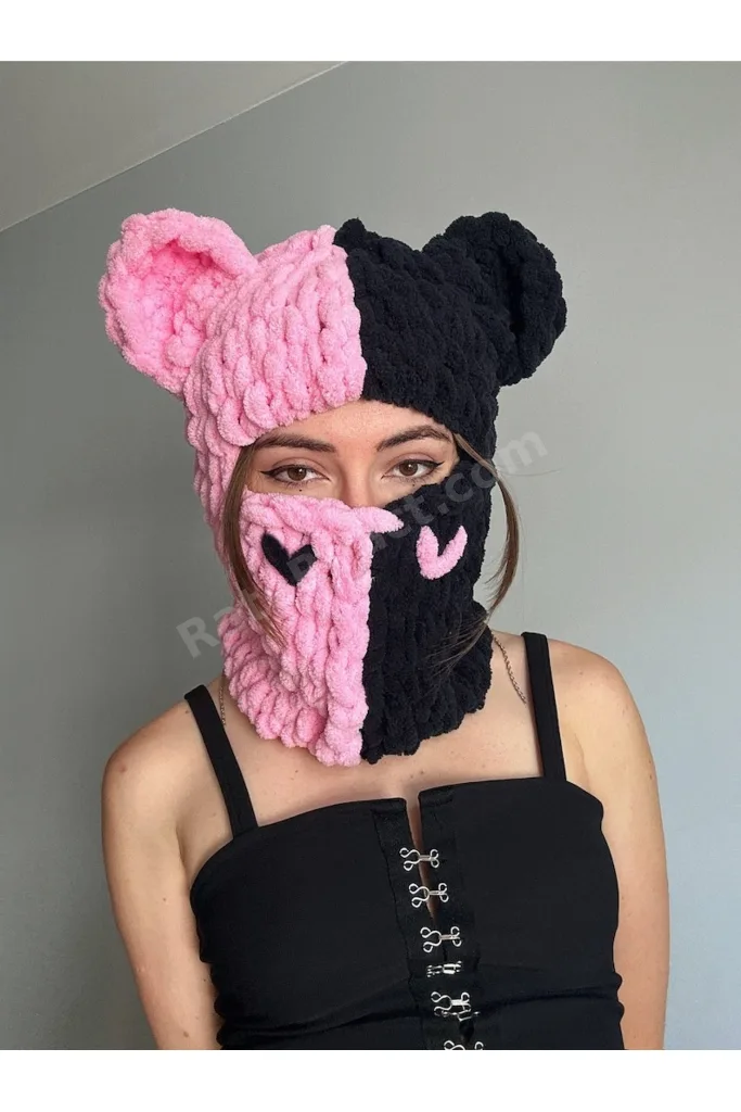 Kar Maskesi Şapka Puffy Bere Kayak&snowboard Balaclava