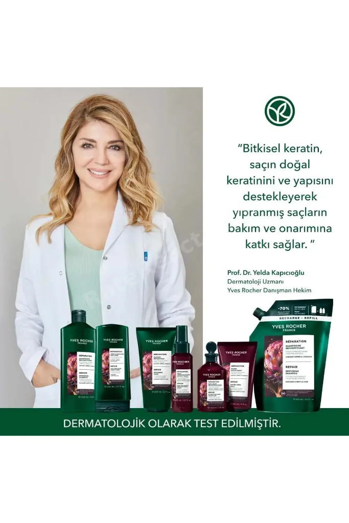 Kırılma Karşıtı Isı Koruyucu Bitkisel Keratin Arjinin Serum - Yıpranmış Saçlar / Reparation -Vegan -100ml