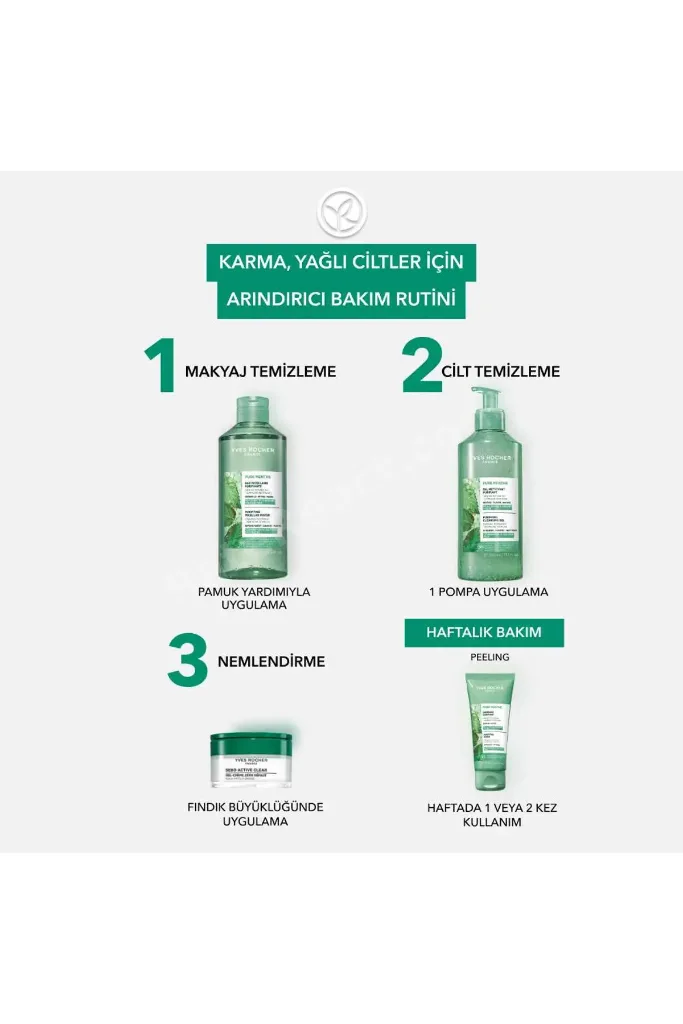 Yüz Peelingi-Karma,Yağlı, Eğilimli Cilt-Pure Menthe Arındırıcı Botanik Kompleks