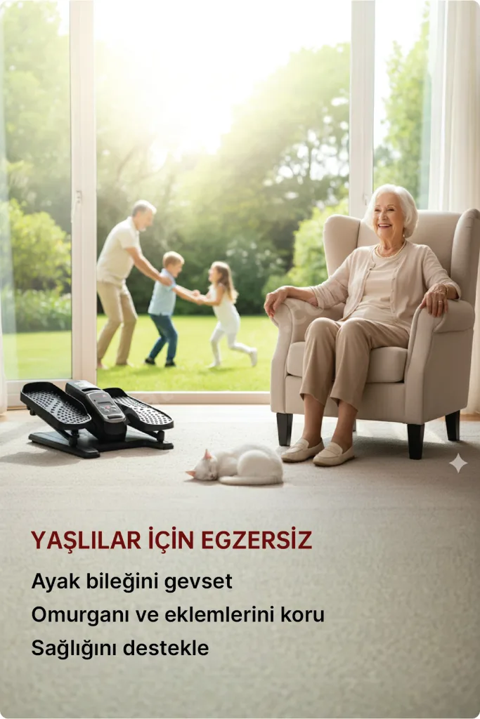 Fit Eliptik Kondisyon Bisikleti – Egezersiz ve Ayak Masaj Aleti