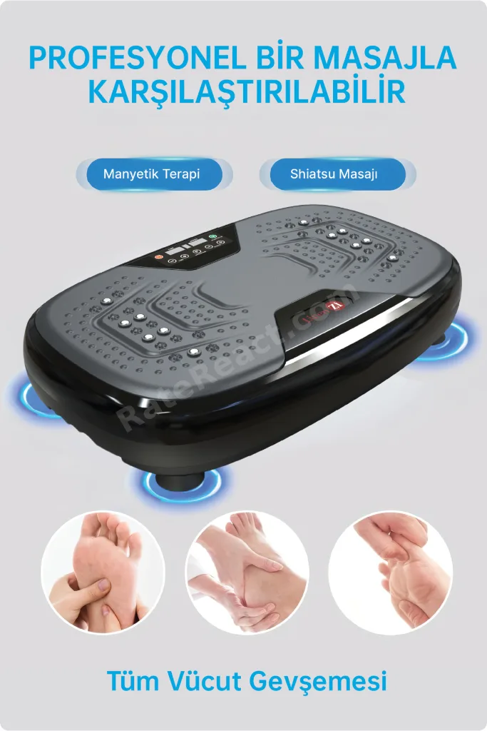 Fit Yüksek Titreşimli Programlı Egzersiz Aleti - Fit Eliptik Kondisyon Bisikleti Mix Paket