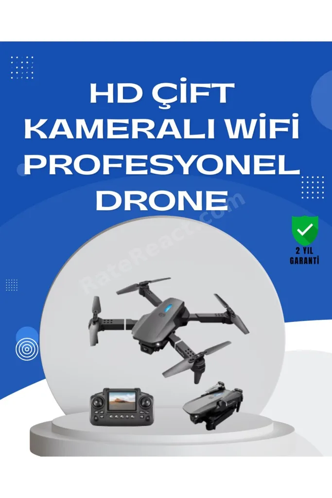 Revify Uzaktan Kumandalı Katlanabilir Drone Yörünge Uçuşu ve Eve Dönüş Özellikli