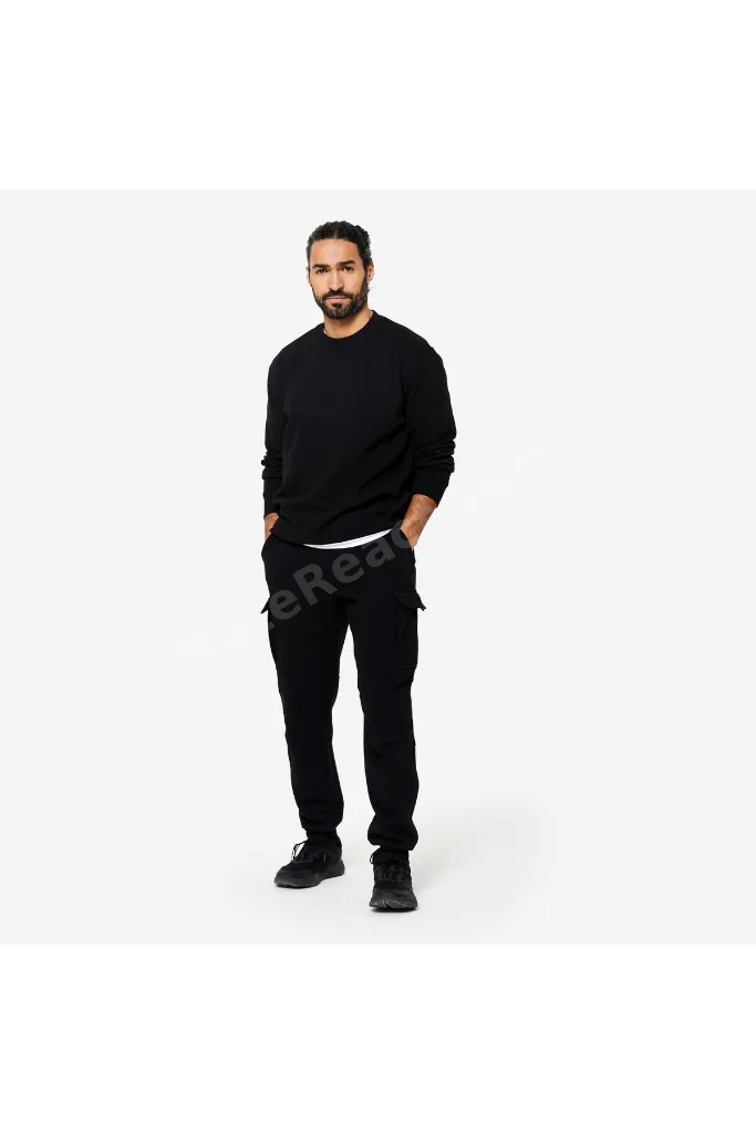 Domyos Erkek Siyah Sweatshirt