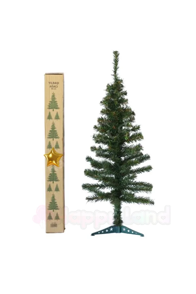 Yılbaşı Çam Ağacı 90 Cm 76 Dal Kutulu Yılbaşı Ağacı