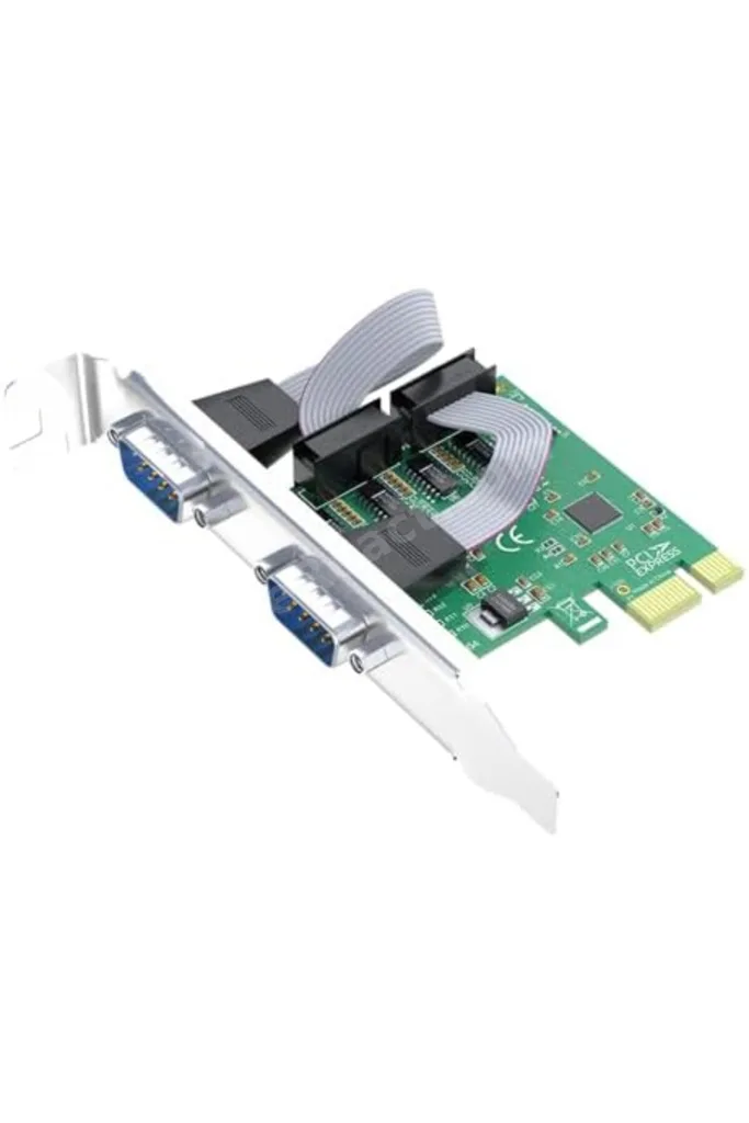 slh shop PCI Express to 2 Port 9 Pin RS-232 Seri Com DB9 Genişletme Kartı 558721