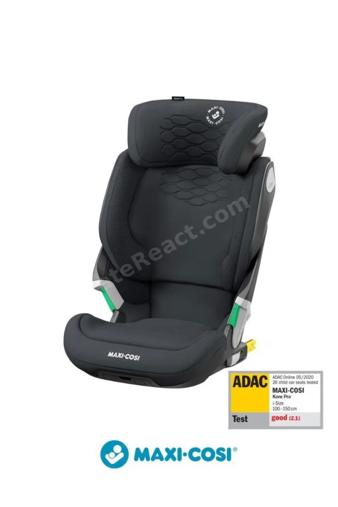 Kore Pro Işık Sensörlü Adac'lı Isofixli I-size 15-36 Kg Çocuk Oto Koltuğu Authentic Graphite